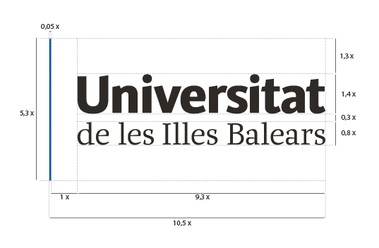 relació de proporcions logotip com a emblema